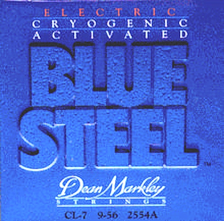DeanMarkley 2554A Blue Steel -струны для 7 стр. электрогитары (8% никел. покрытие,заморозка) 9-56 купить в prostore.me