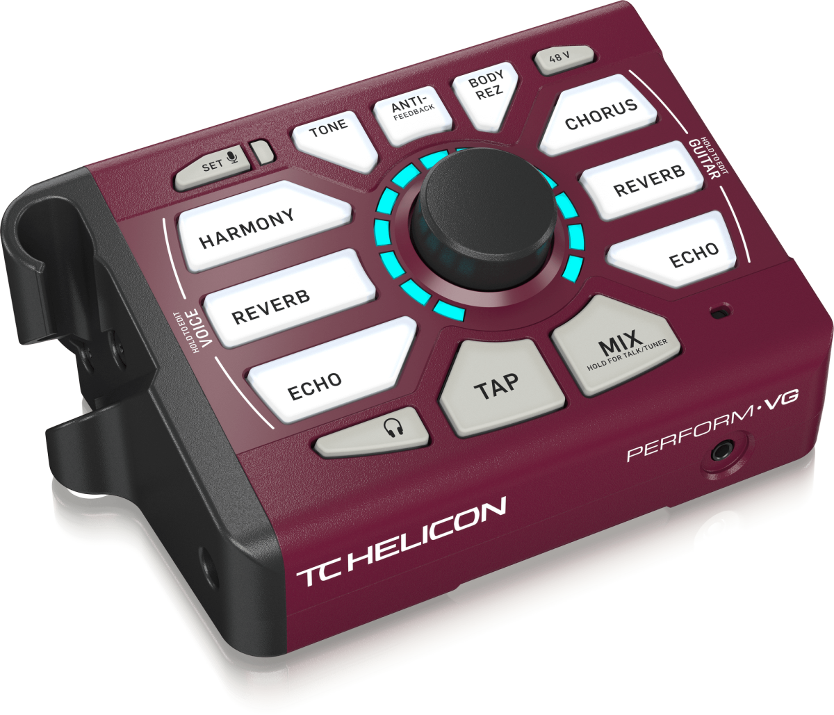 TC HELICON PERFORM-VG - процессор эффектов для вокала и акустич. гитары, установка на микроф.стойку купить в prostore.me