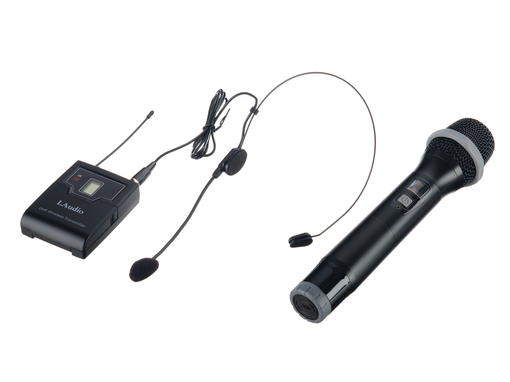 LAudio LS-Q2-MH Беспроводная микрофонная система, 1 ручной передатчик, 1 головной микрофон. купить в prostore.me