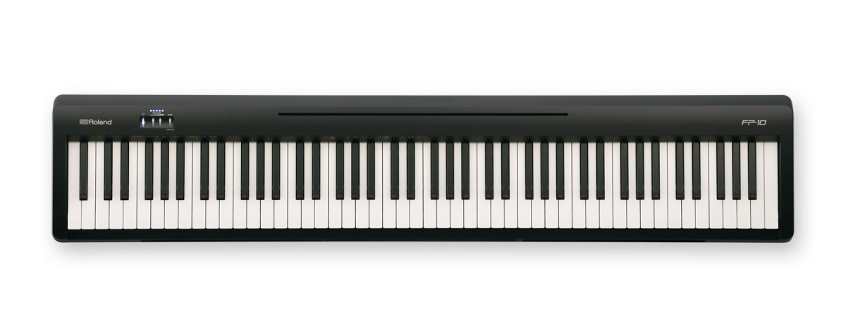 ROLAND FP-10 BK - цифровое фортепиано, 88 кл. PHA-4 Standard, 17 тембров, 96 полиф., (цвет чёрный)