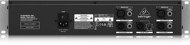 картинка BEHRINGER FBQ3102HD - проф.эквалайзер стерео, графический, 32 полосы от магазина prostore.me