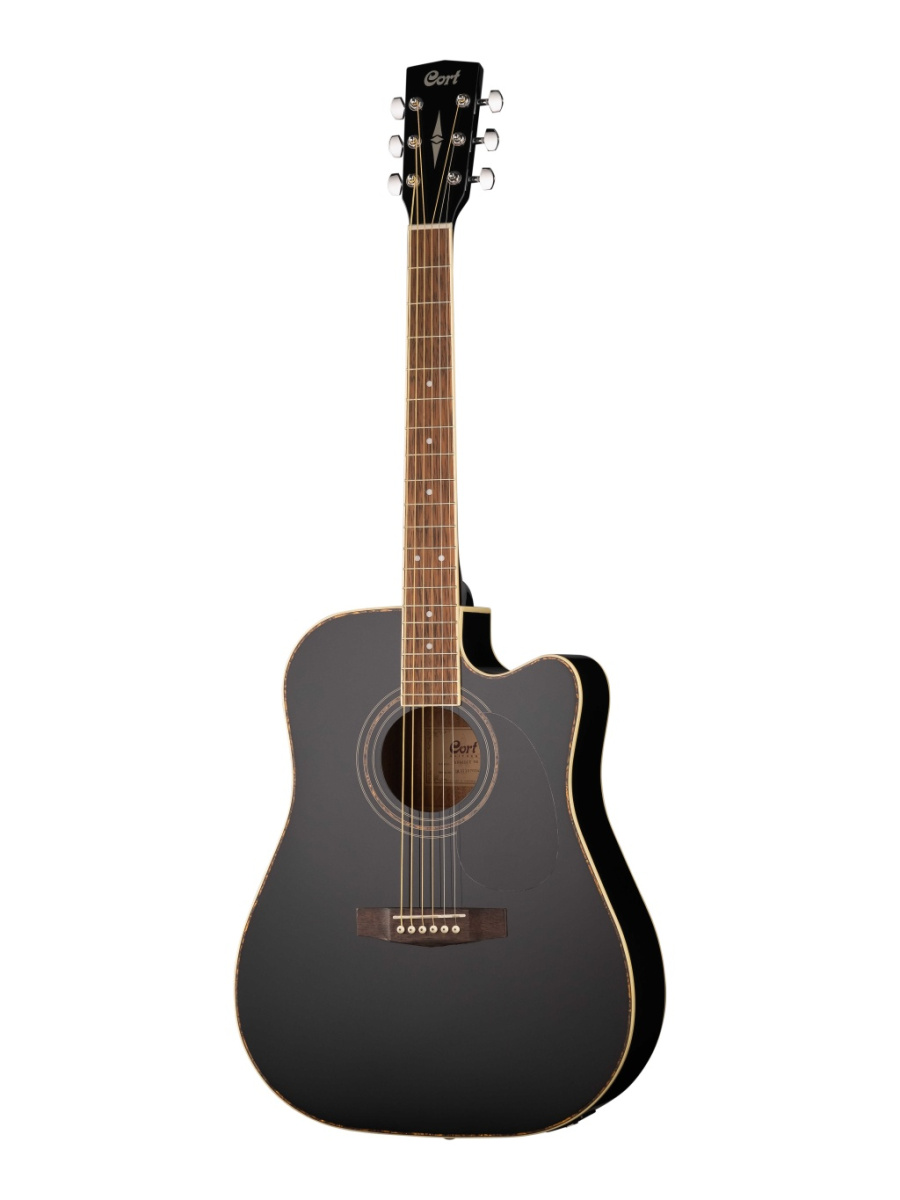 AD880CE-BK Standard Series Электро-акустическая гитара, с вырезом, черная, Cort купить в prostore.me