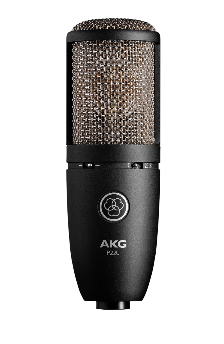 AKG P220 - конденсаторный кардиоидный микрофон, мембрана 1", паук , кейс купить в prostore.me