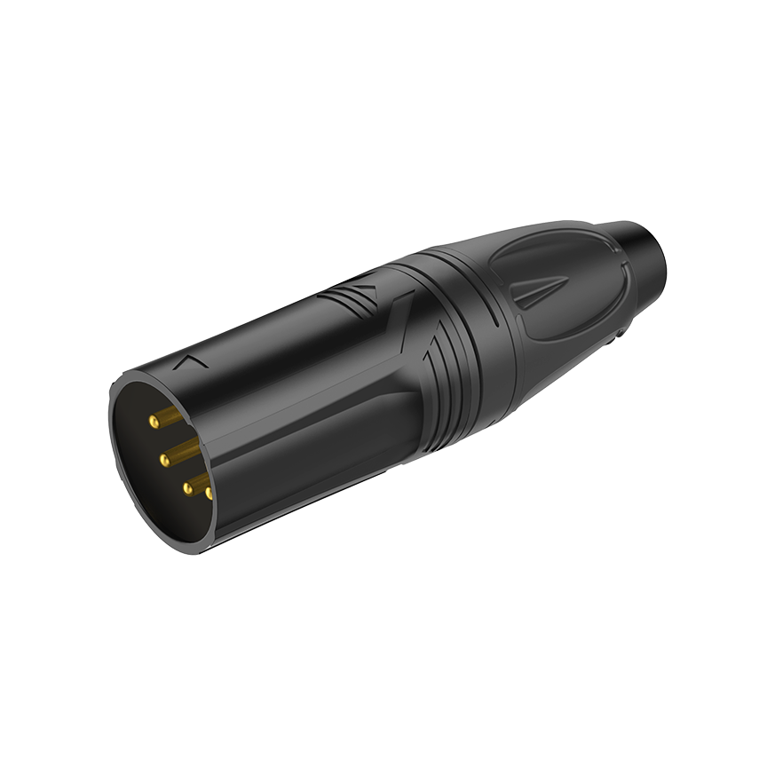 ROXTONE RX5M-BT Разъем cannon кабельный папа 5-ти контактный со сменным маркировочным кольцом. метал