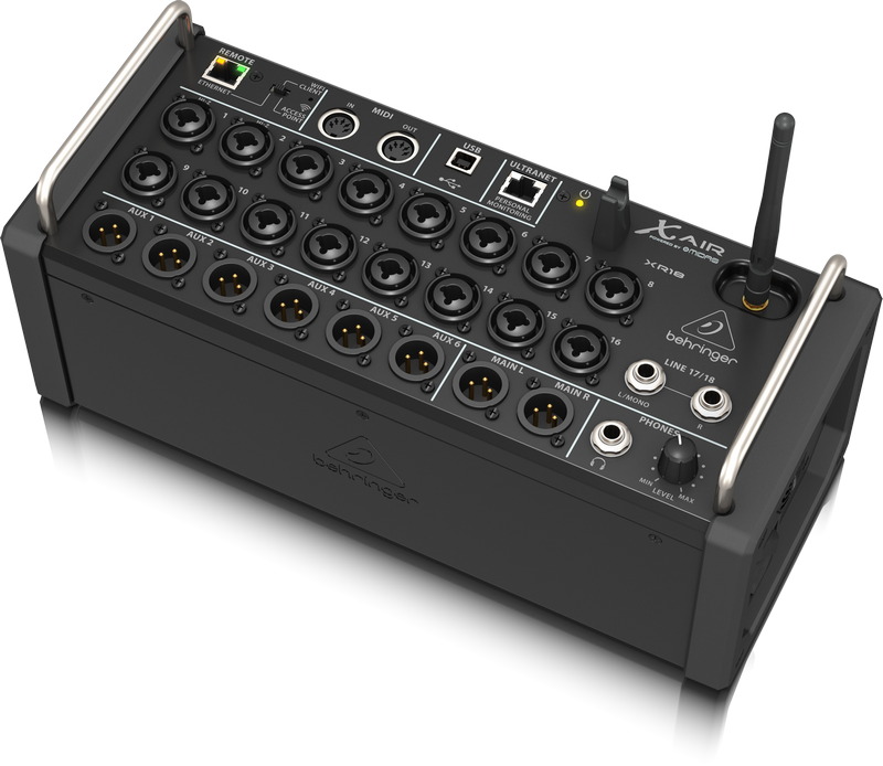 картинка Behringer XR18 цифровой микшер, 16 мик Midas XLR от магазина prostore.me