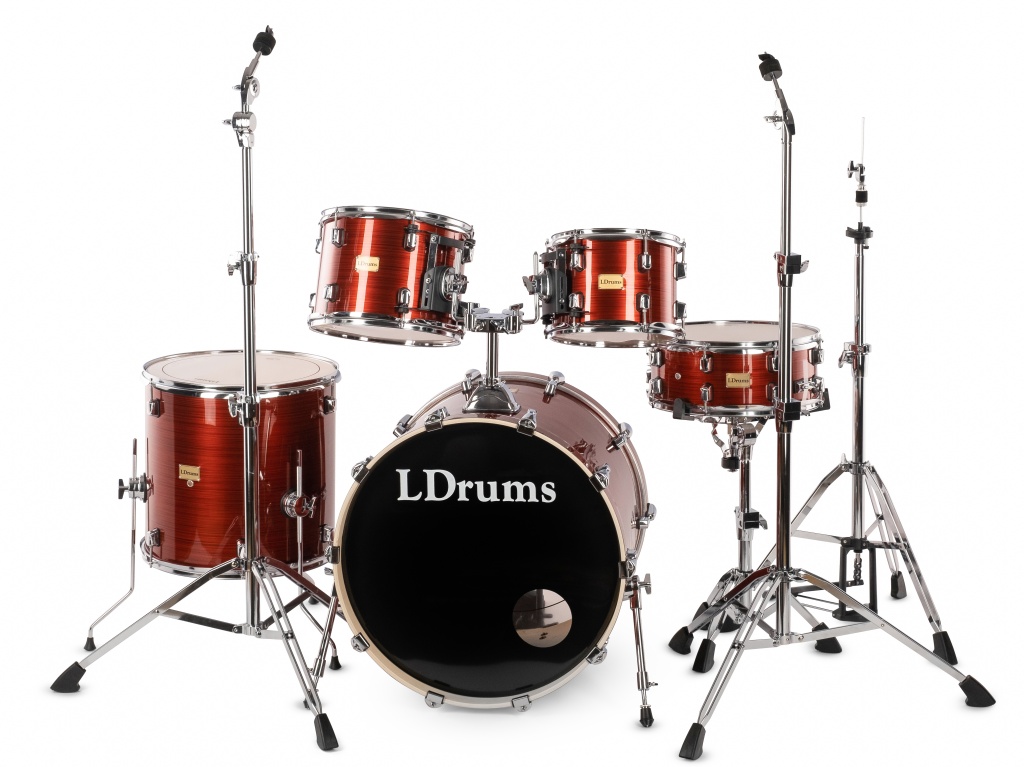 картинка 5001012 Барабанная установка, красная, LDrums от магазина prostore.me