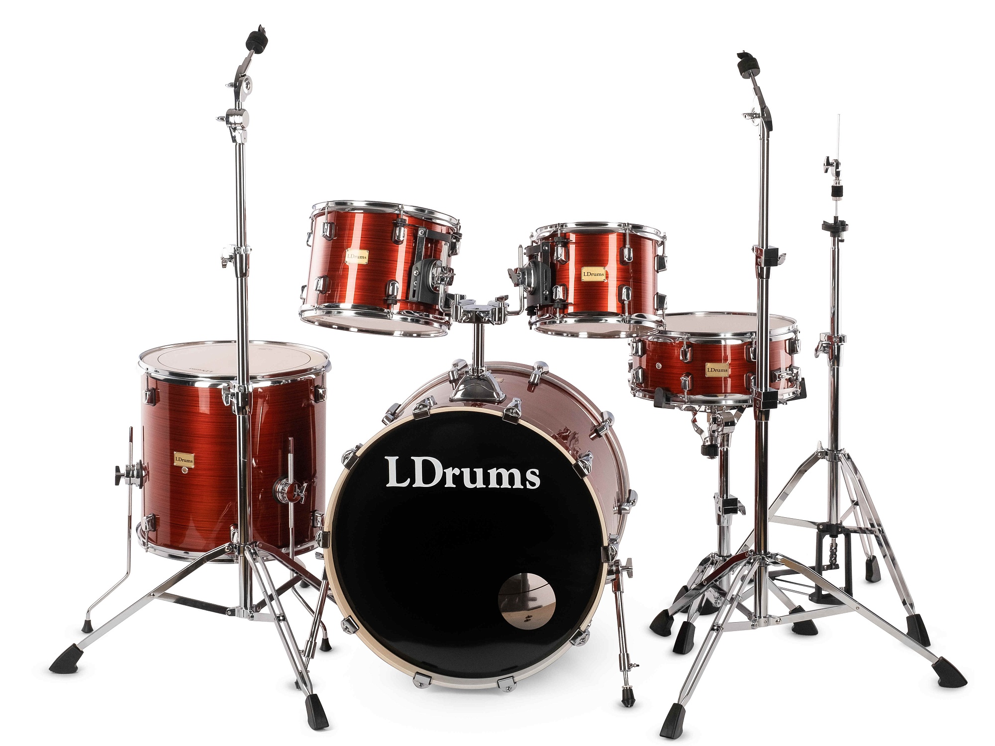 картинка 5001012 Барабанная установка, красная, LDrums от магазина prostore.me