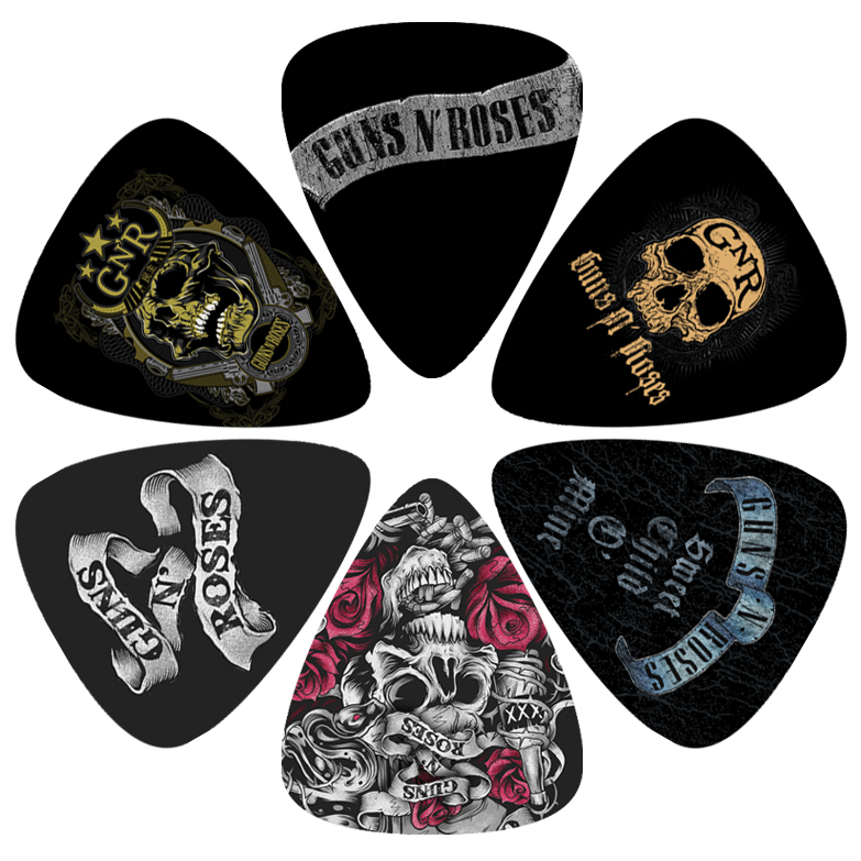 Perri's LP-GR4 - Медиаторы (6 штук), Guns'n'Roses SET4 купить в prostore.me