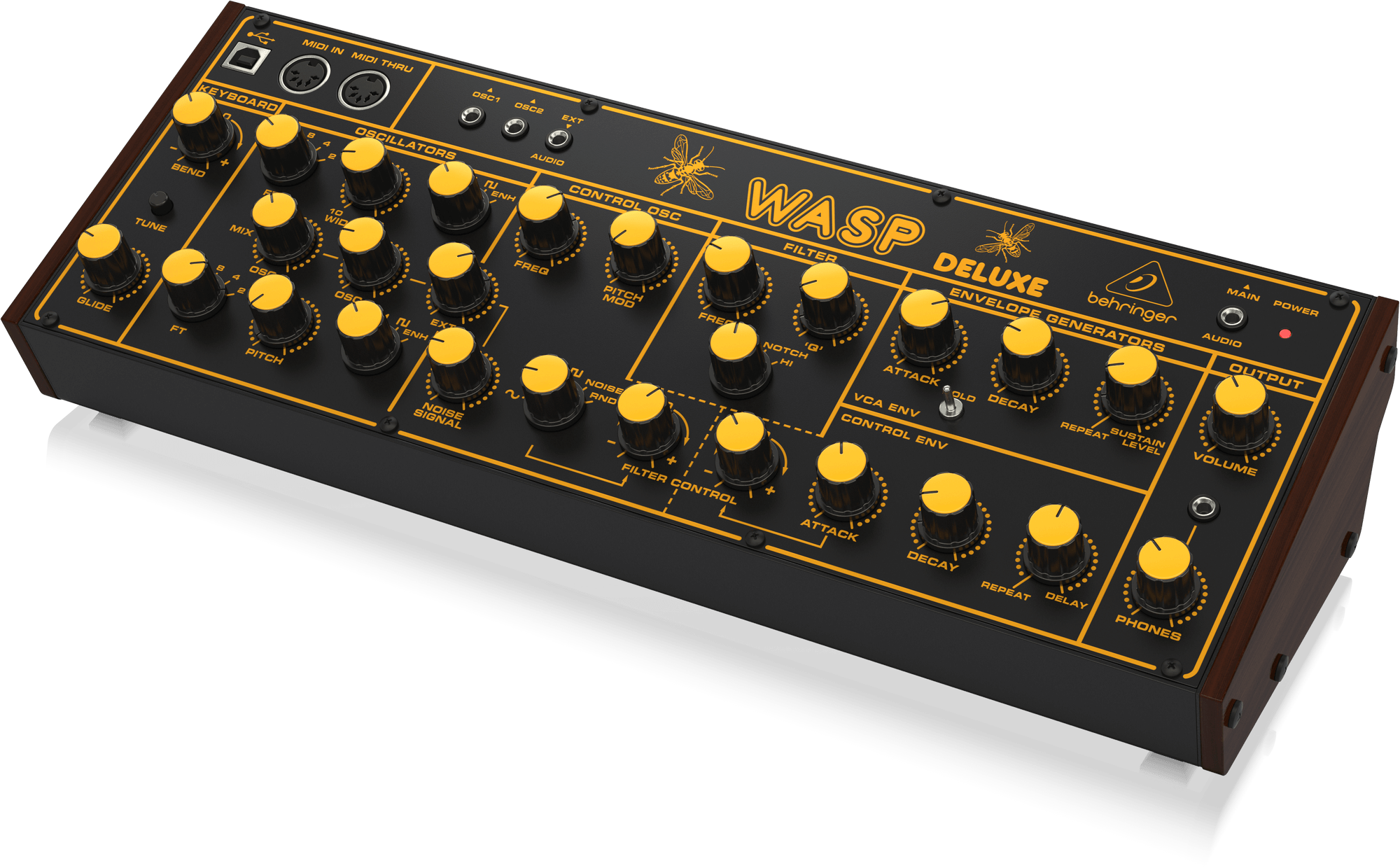 картинка BEHRINGER WASP DELUXE - гибридный монофонический синтезатор от магазина prostore.me