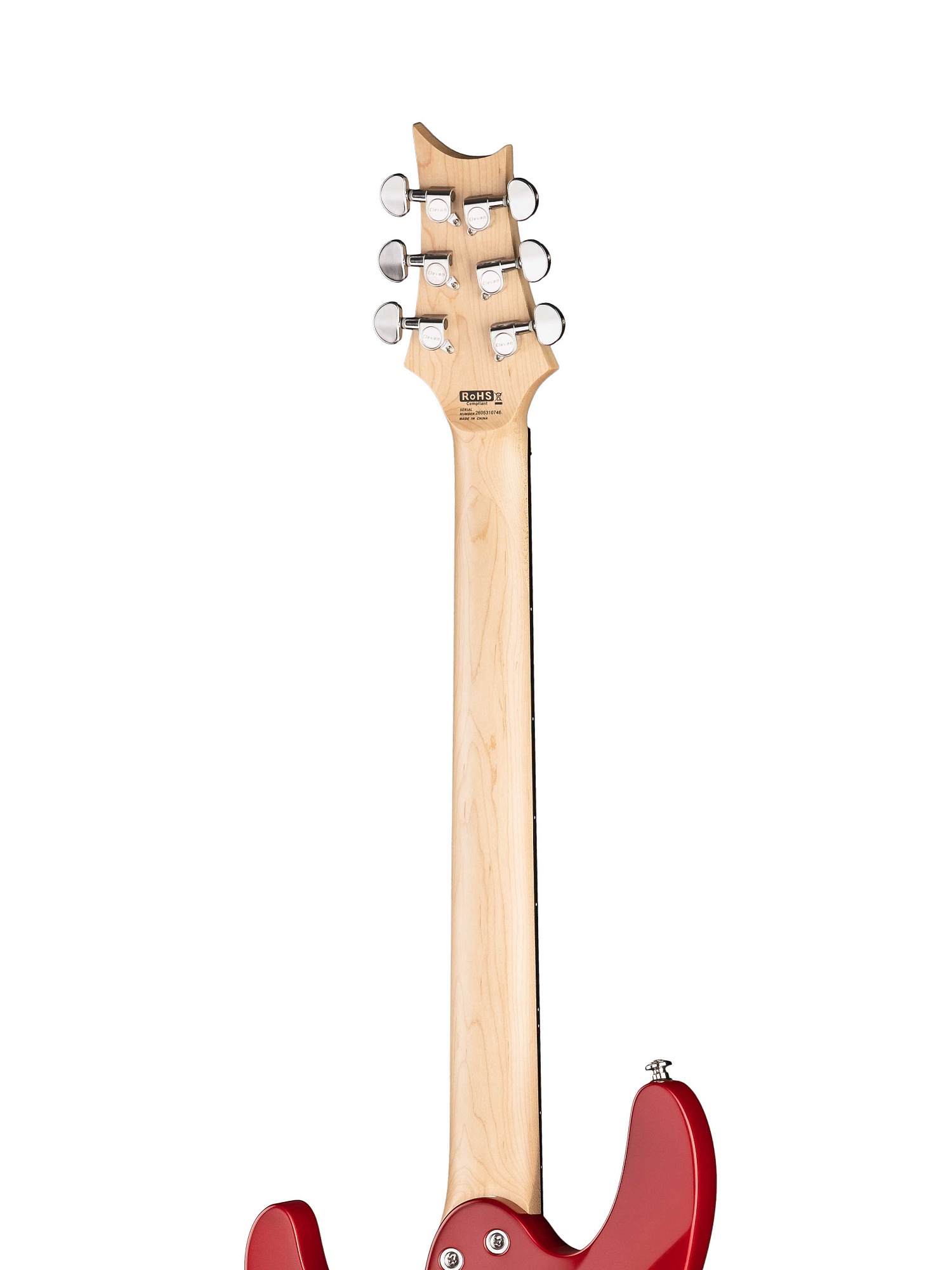 картинка CTD-30/FR-MRD Электрогитара, красная, Clevan от магазина prostore.me