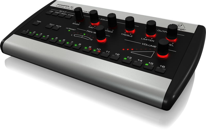 картинка Behringer P16-M Система мониторинга Powerplay. Цифровой стерео микшер, 16 каналов ULTRANET. от магазина prostore.me