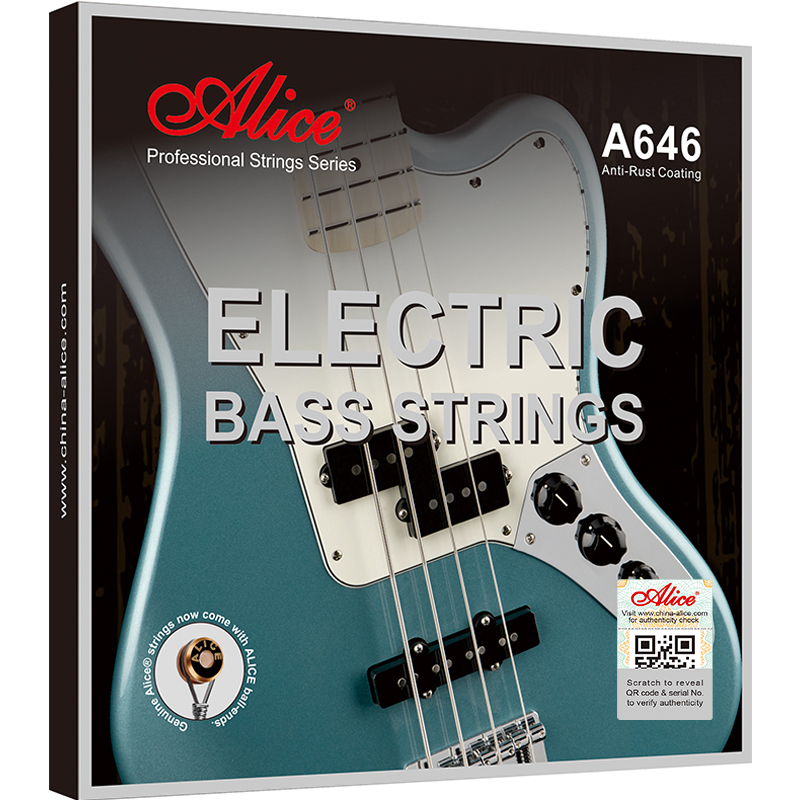 Alice A646(4)-M Комплект струн для бас-гитары, сплав железа, Medium, 45-105 купить в prostore.me