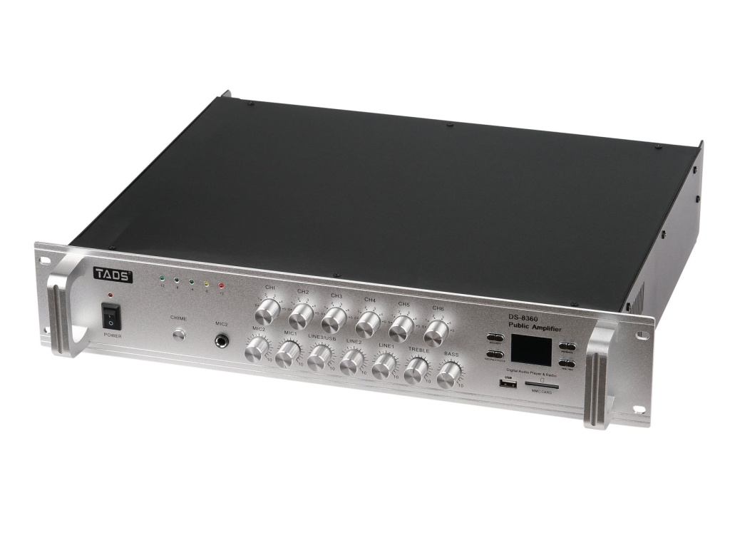 картинка DS-8360 Усилитель мощности трансляционный, 350Вт, TADS от магазина prostore.me