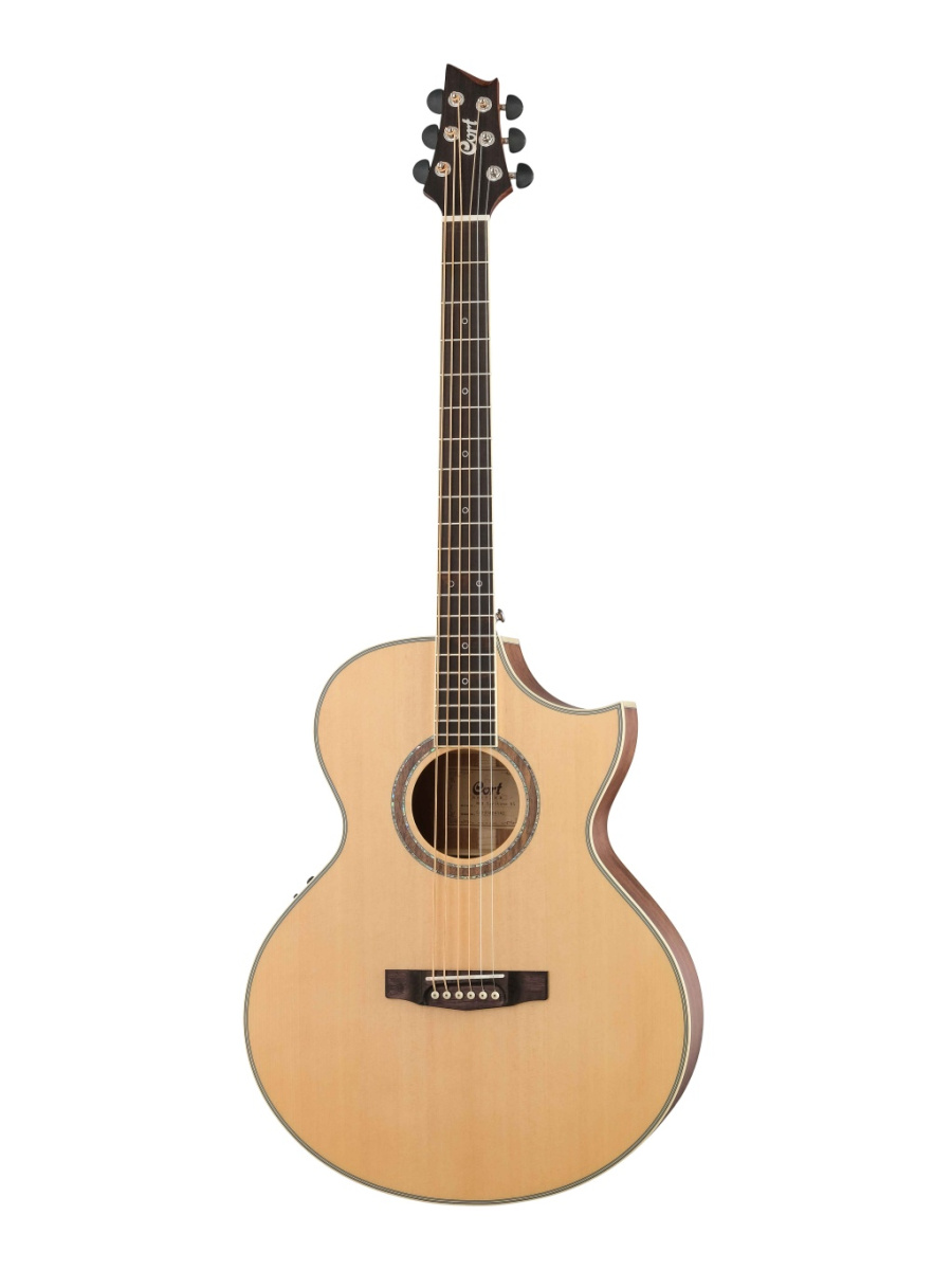 NDX-Baritone-NS-WBAG NDX Series Электро-акустическая баритон гитара, с вырезом, чехол, Cort купить в prostore.me