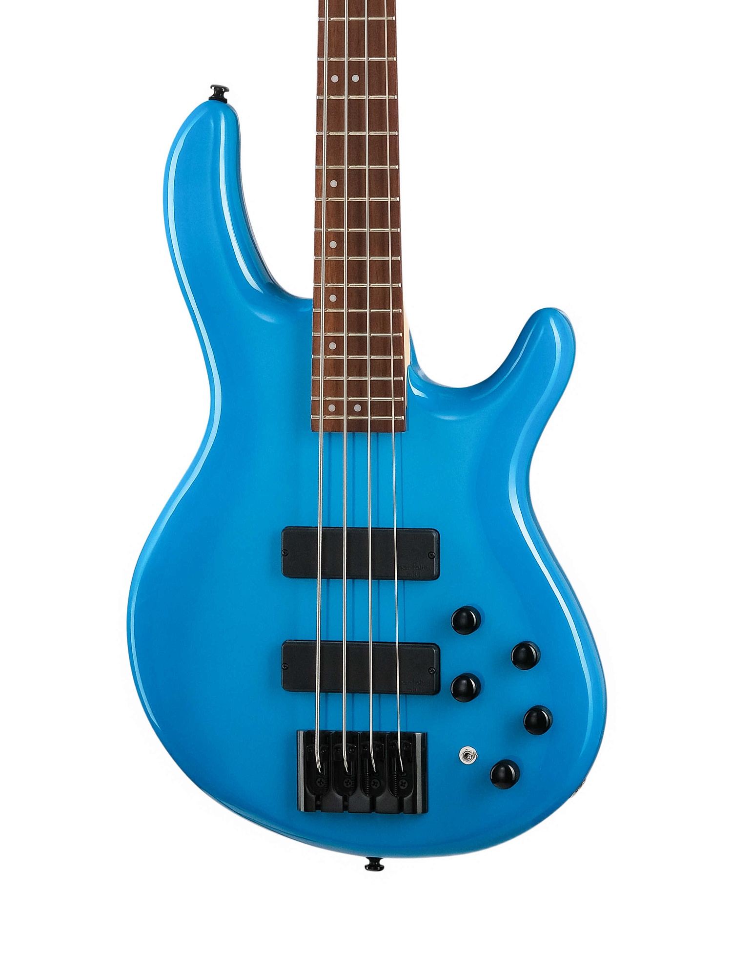 картинка C4-Deluxe-CBL Artisan Series Бас-гитара, синяя, Cort от магазина prostore.me