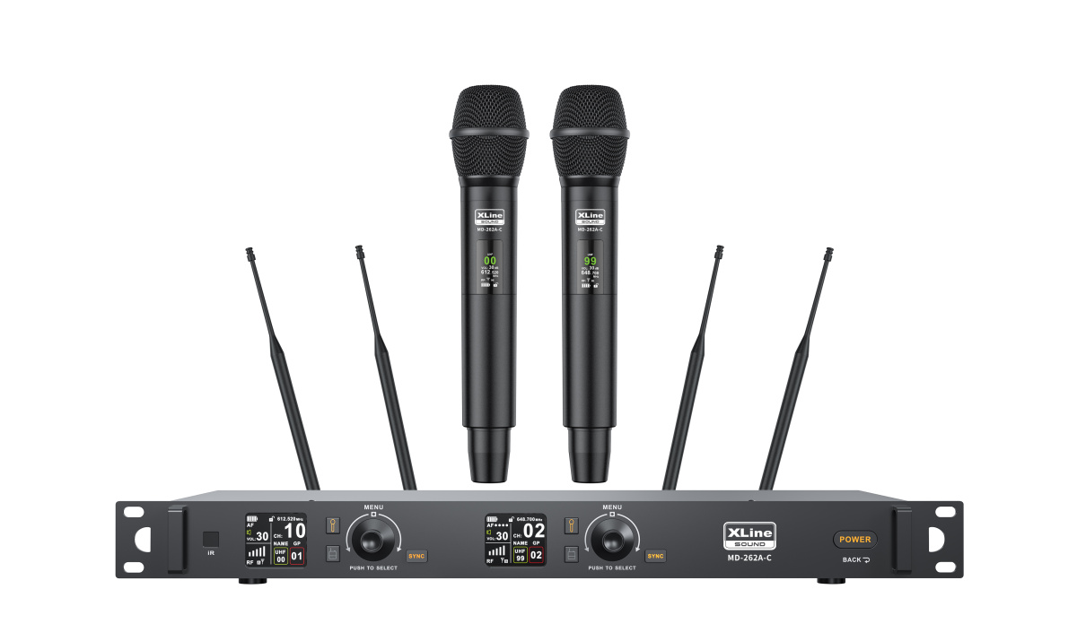 XLINE WS-1000A Радиосистема двухканальная с двумя ручными передатчиками купить в prostore.me