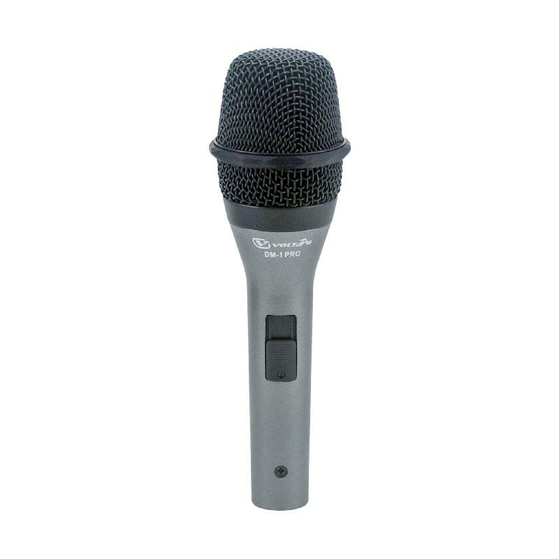 VOLTA DM-1 PRO Профессиональный динамический вокальный микрофон с включателем. купить в prostore.me