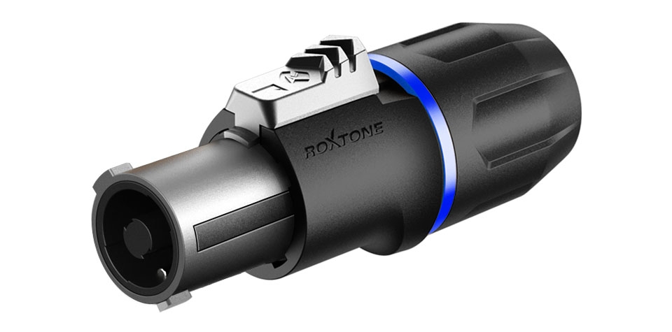 ROXTONE RS4FP-HD-Blue Разъем кабельный типа speakon, сверхпрочный, с металлическим основанием, 4-х к купить в prostore.me