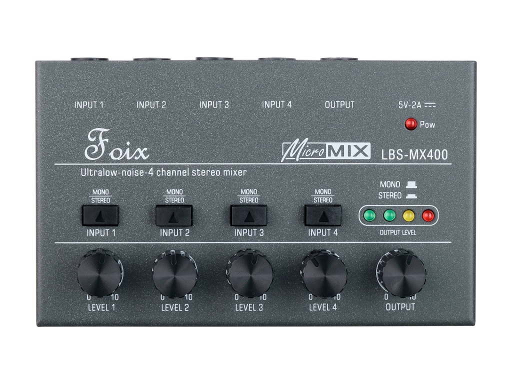 LBS-MX400 Микшер, 4 канала, Foix