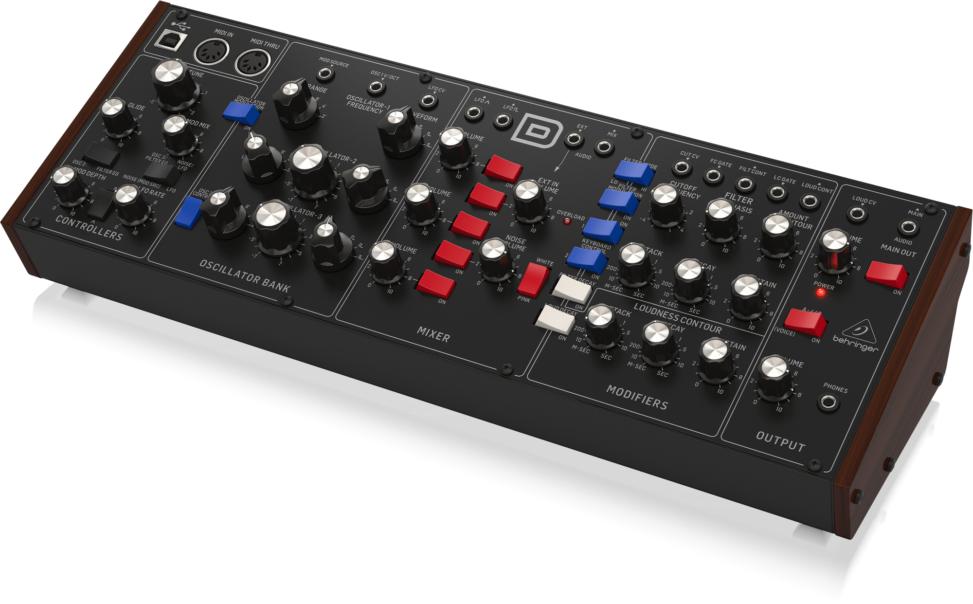 BEHRINGER MODEL D - аналоговый монофонический синтезатор купить в prostore.me