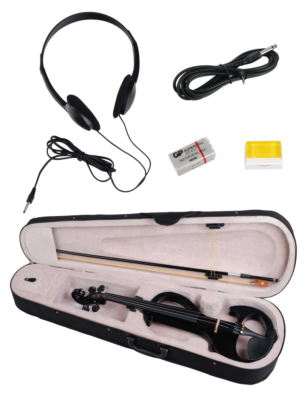 картинка HBK/HBK-01 Электроскрипка, с футляром и смычком, Foix от магазина prostore.me