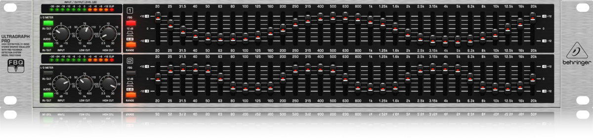 BEHRINGER FBQ3102HD - проф.эквалайзер стерео, графический, 32 полосы