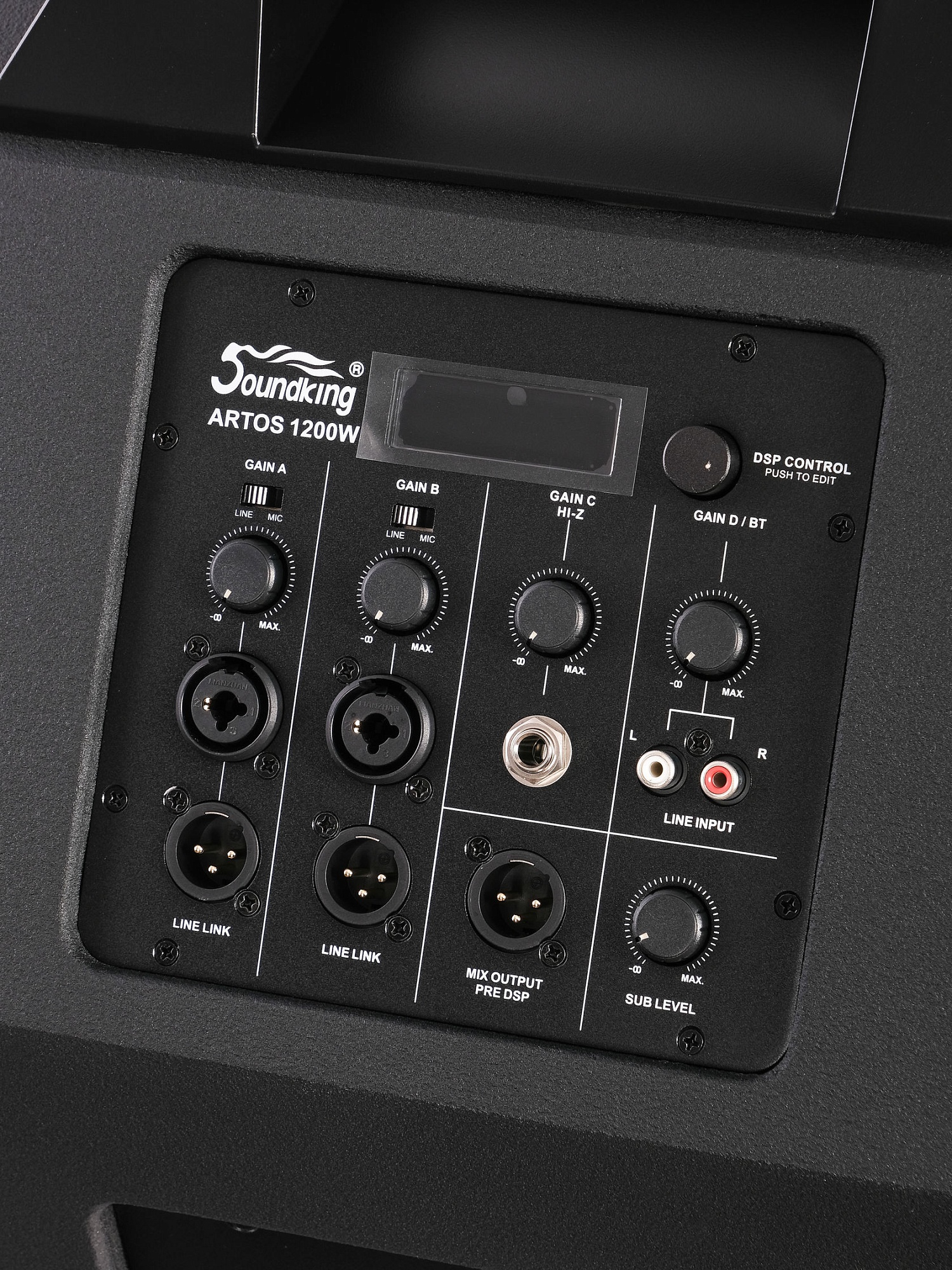 картинка ARTOS-1200W Акустическая система (звуковая колонна, сабвуфер с микшером в 2 коробках), Soundking  от магазина prostore.me