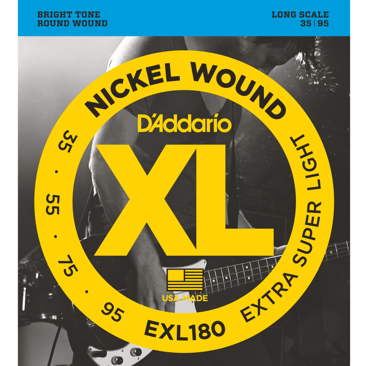 D'ADDARIO EXL180 - струны для БАС-гитары, xsuper/soft 35-95 купить в prostore.me