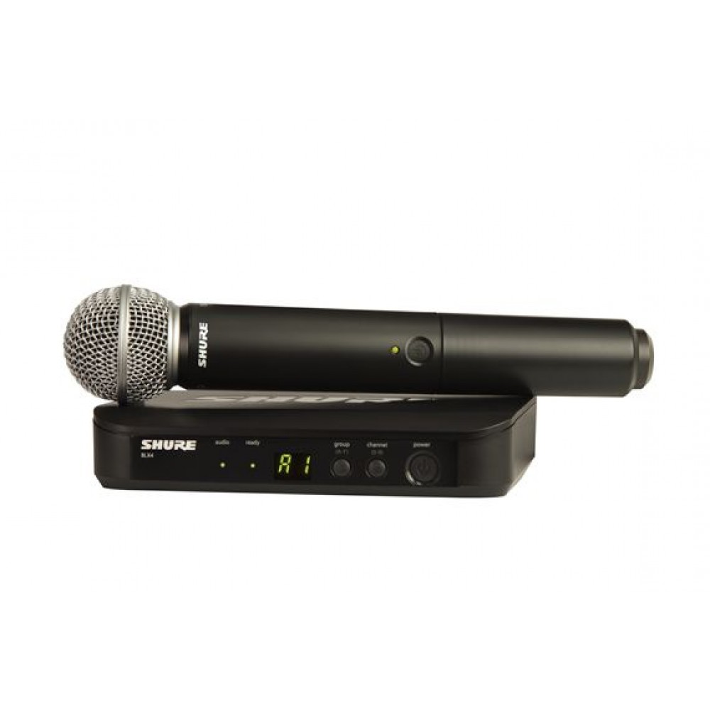 SHURE BLX24E/PG58-M17 радиосистема вокальная капсюлем микрофона PG58 купить в prostore.me