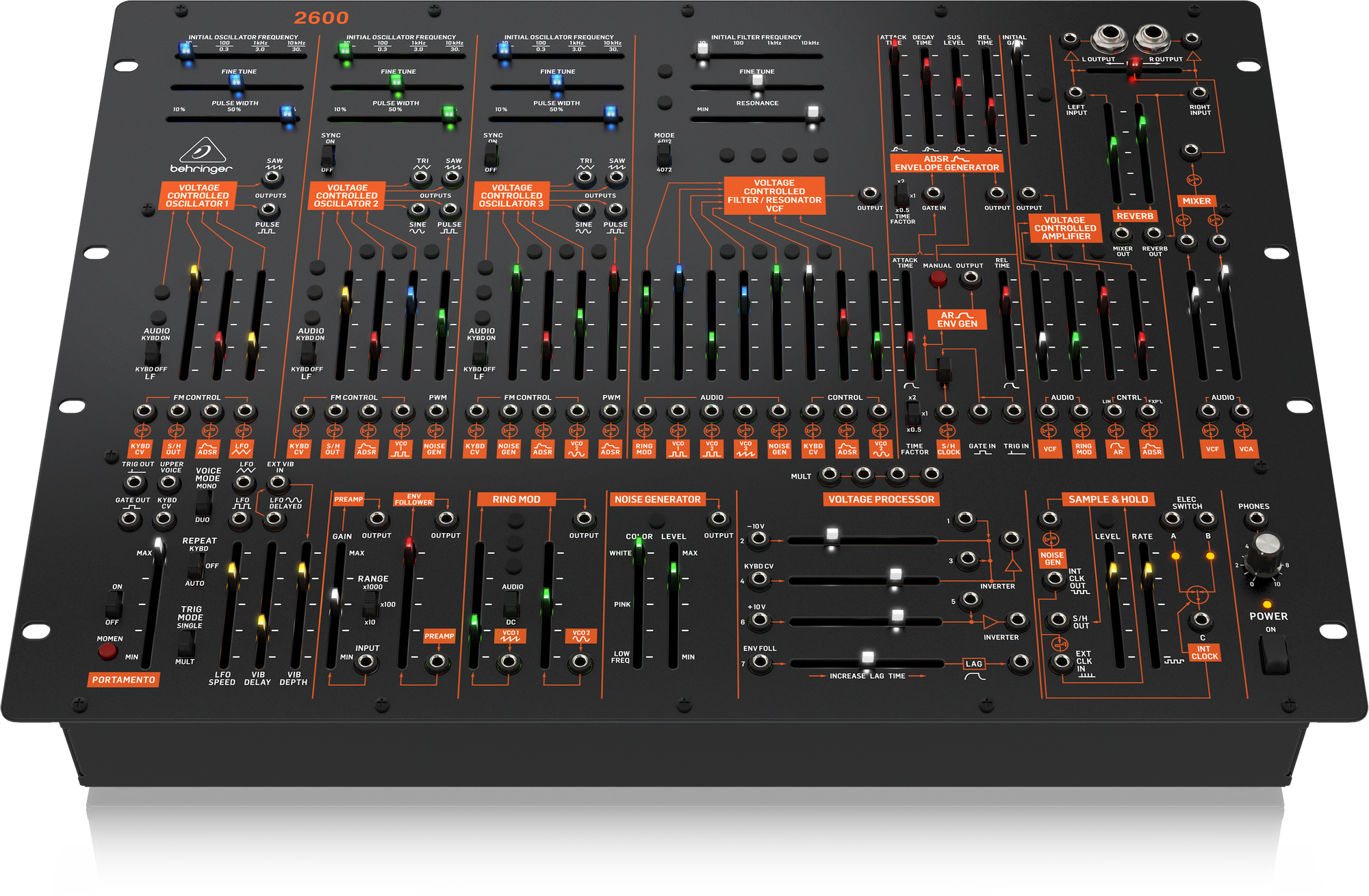 BEHRINGER 2600 - полумодульный рековый синтезатор купить в prostore.me