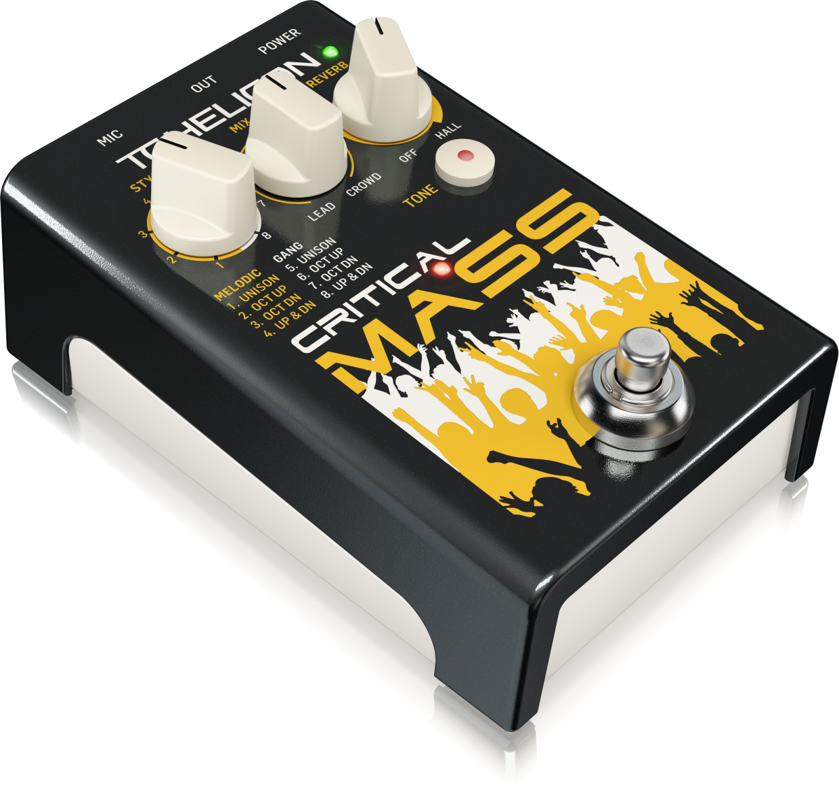 TC HELICON CRITICAL MASS - вокальная педаль эффекта гармонизации и дублирования купить в prostore.me