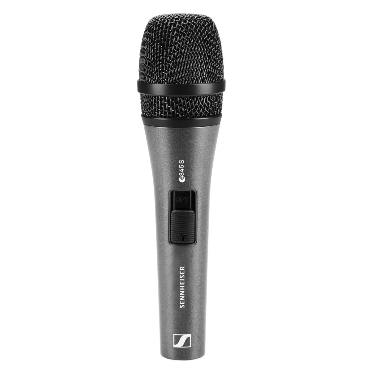 SENNHEISER E 845 S - динамический вокальный микрофон с выкл., суперкардиоида, 40 - 16000 Гц, 200 Ом купить в prostore.me