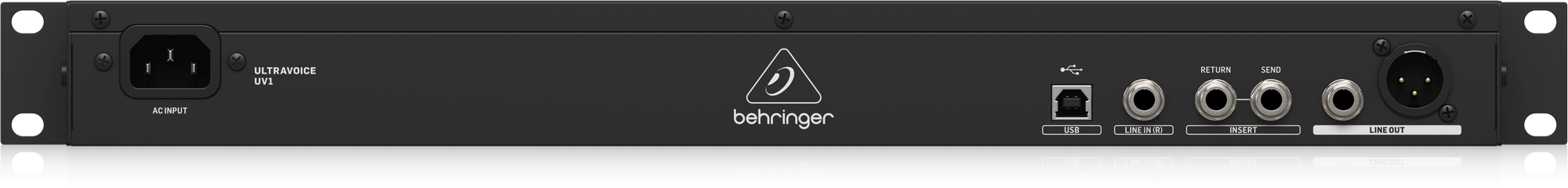 BEHRINGER UV1 - микрофонный предусилитель, вокальный процессор и USB-аудиоинтерфейс 192 кГц купить в prostore.me