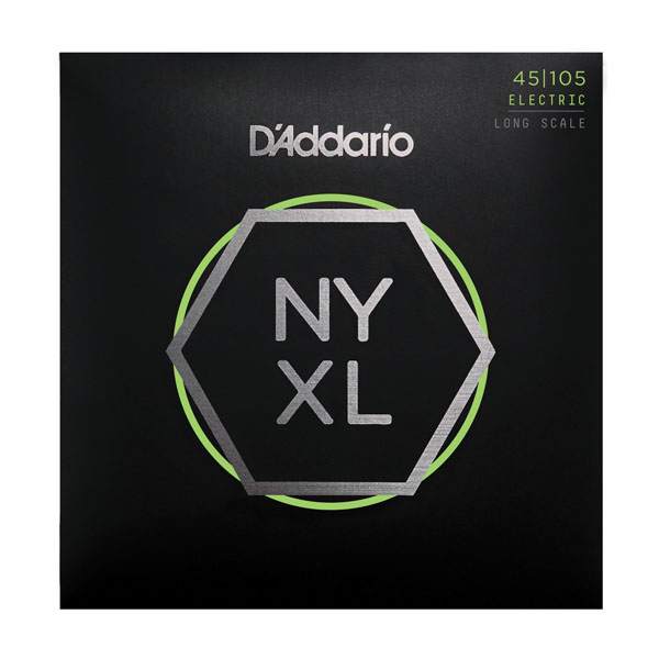 D'ADDARIO NYXL45105 - струны для БАС-гитары,Long Scale, L Top/Med Bottom, 45-105 купить в prostore.me