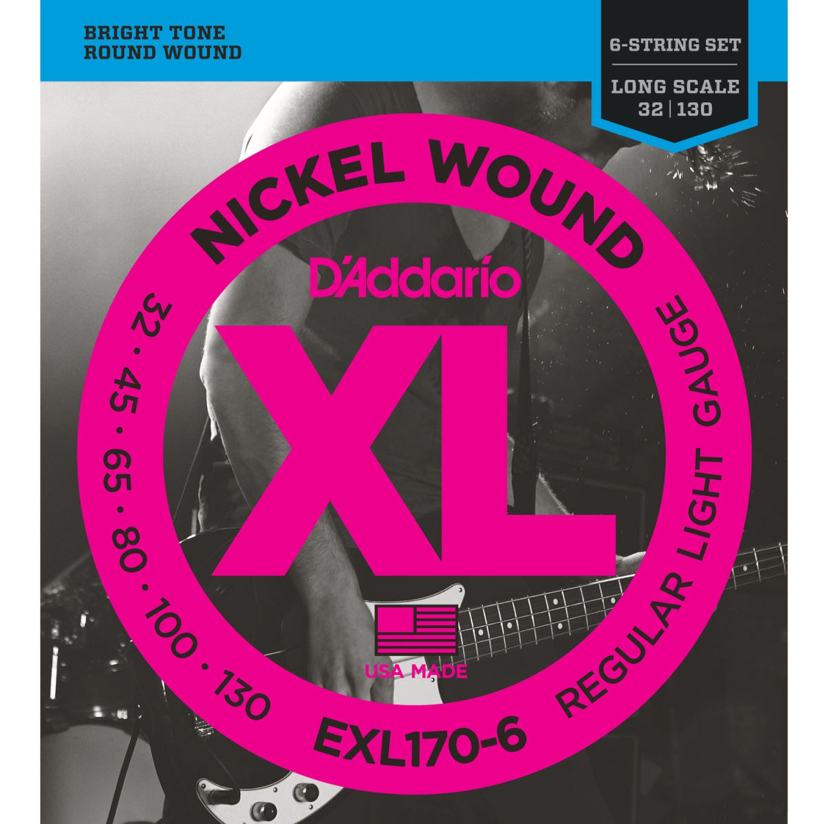 D'ADDARIO EXL170-6 - струны для БАС-гитары, 6 струн, soft long 032-130 купить в prostore.me