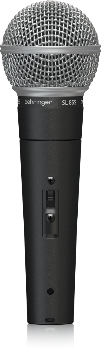 BEHRINGER SL 85S - динамический кардиоидный вокальный микрофон с выключателем, 50 - 16000 Гц, 300 Ом купить в prostore.me