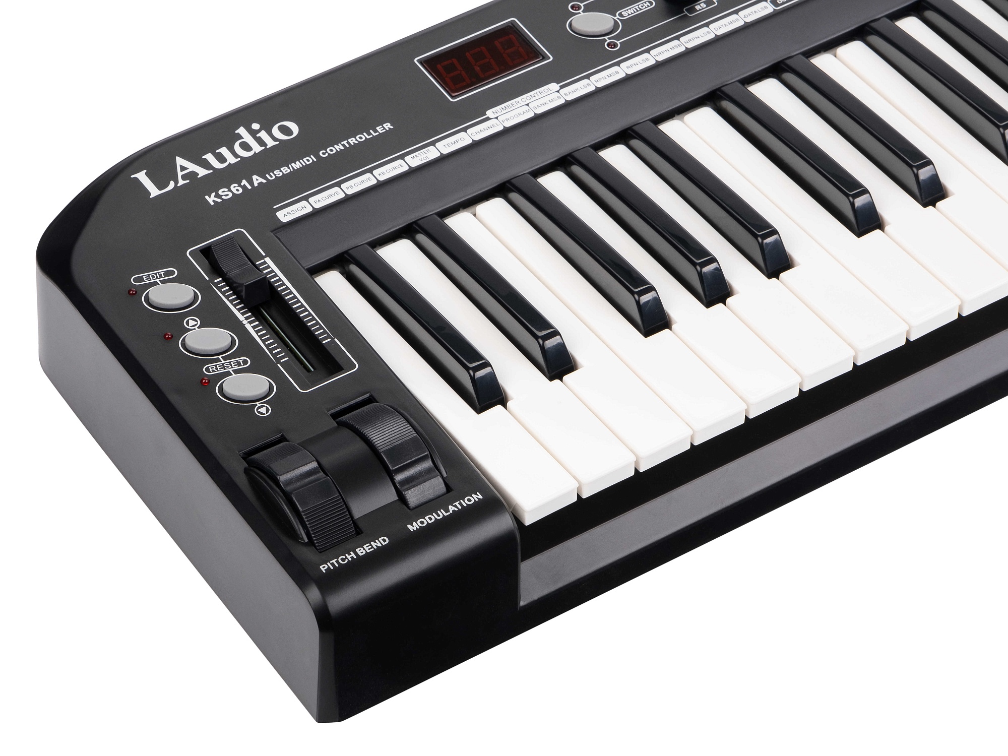 картинка KS61A MIDI-контроллер, 61 клавиша, Laudio от магазина prostore.me