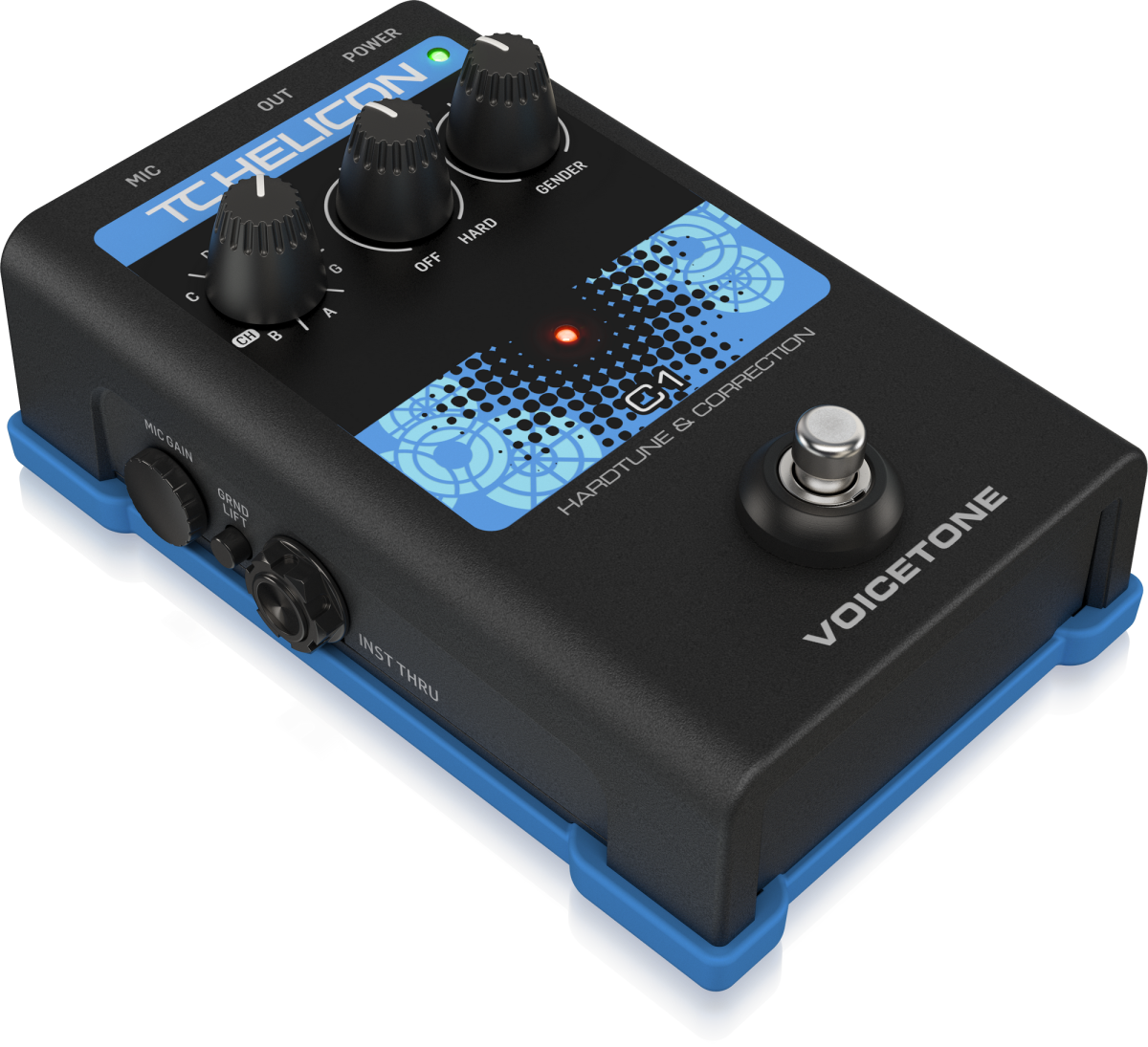 TC HELICON VOICETONE C1 - вокальная педаль эффекта коррекции тона купить в prostore.me