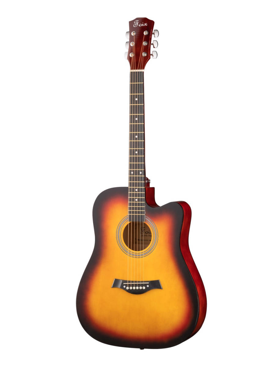 FFG-4101C-SB Акустическая гитара, с вырезом, санберст, Foix купить в prostore.me