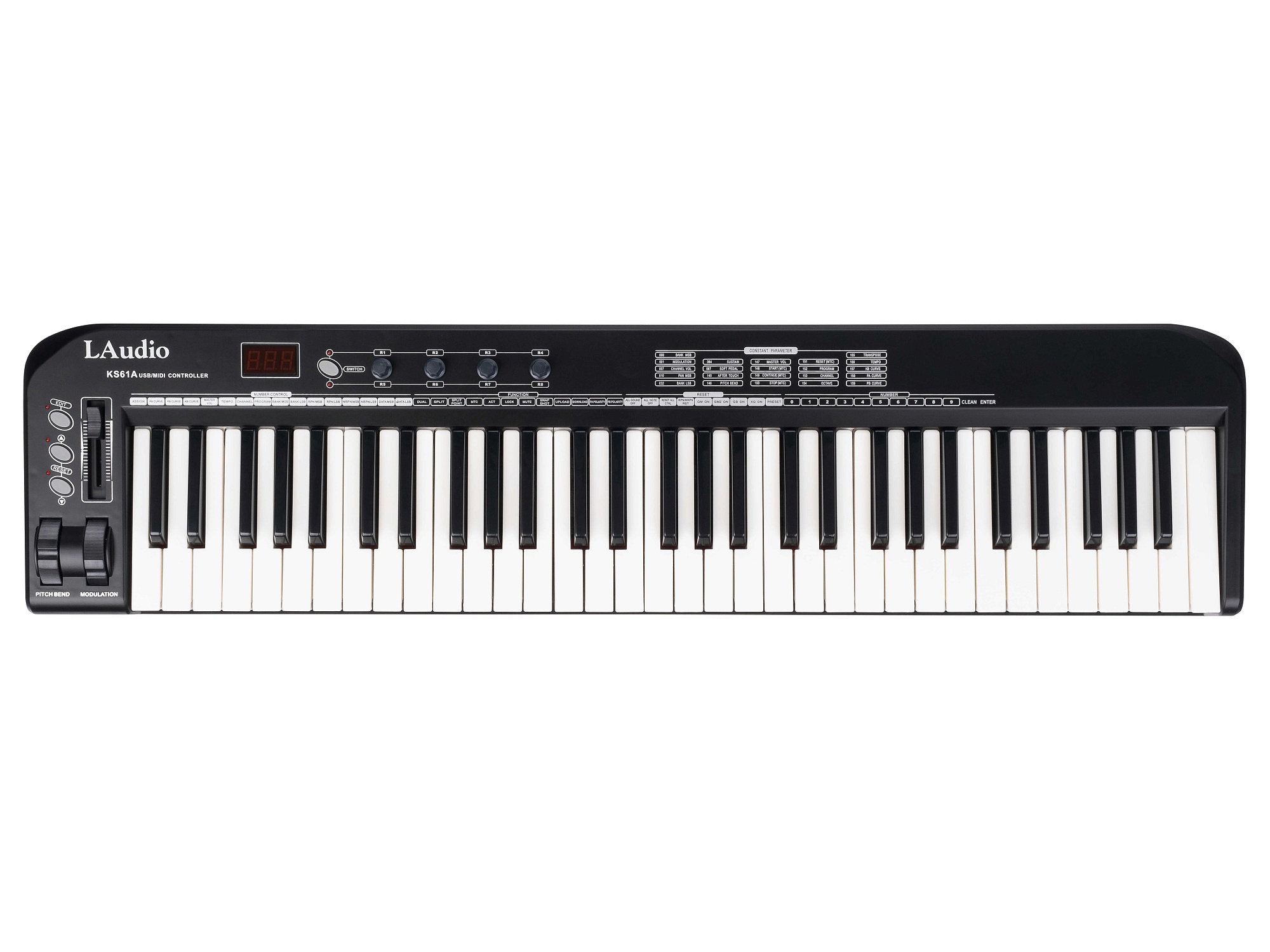 картинка KS61A MIDI-контроллер, 61 клавиша, Laudio от магазина prostore.me