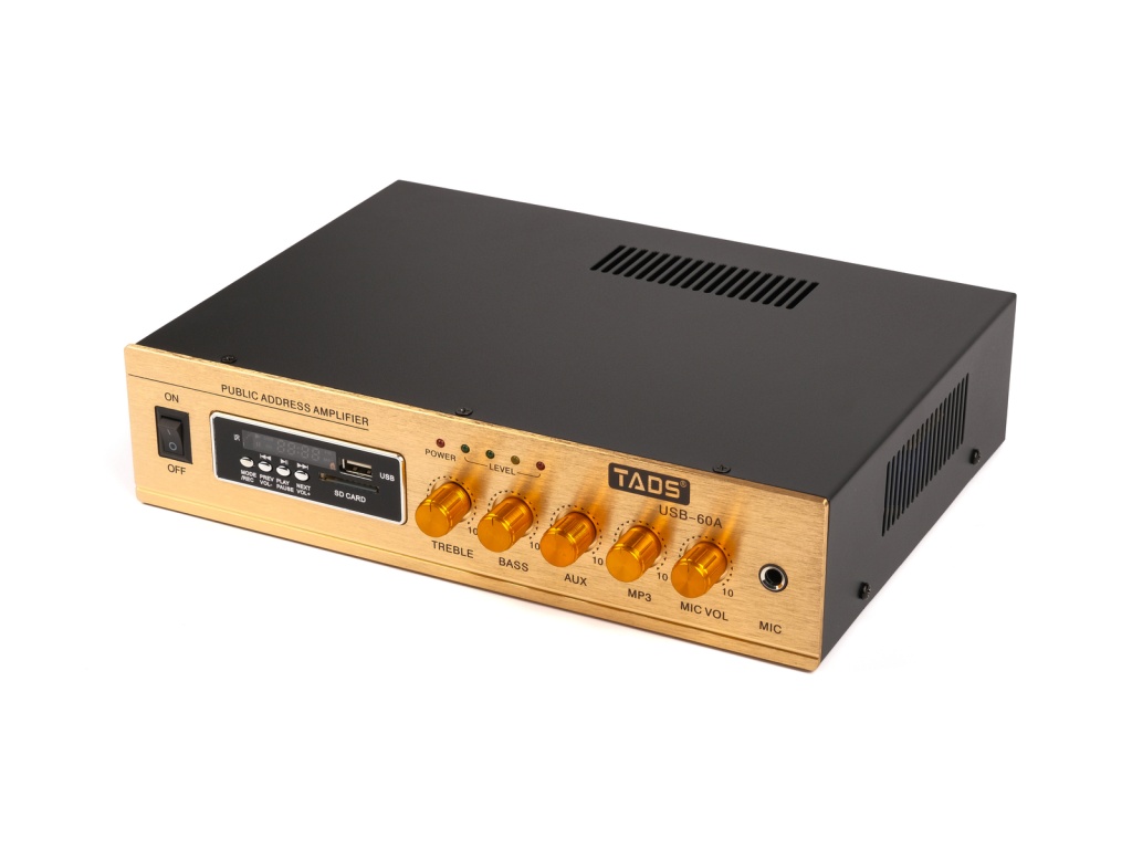 картинка DS-60A Усилитель мощности, трансляционный, 40Вт, TADS от магазина prostore.me