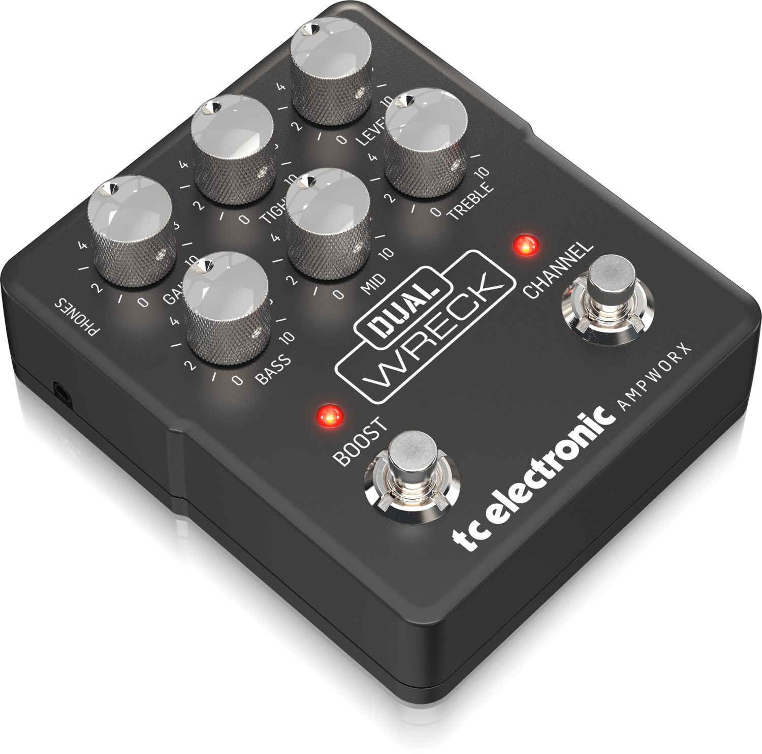 картинка TC ELECTRONIC DUAL WRECK PREAMP - двухканальный гитарный предусилитель, педаль от магазина prostore.me