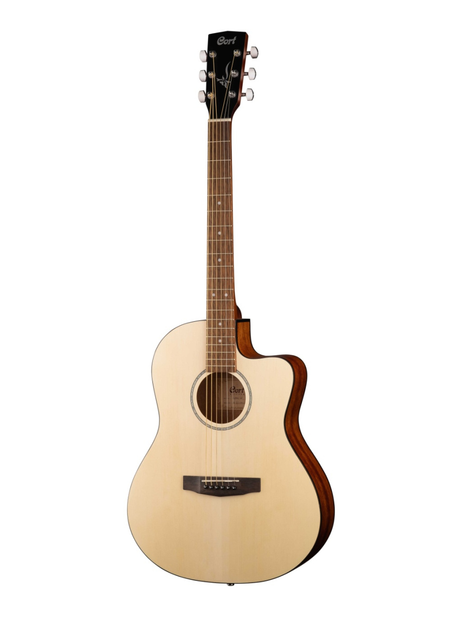 JADE1-OP Jade Series Акустическая гитара, с вырезом, цвет натуральный, Cort купить в prostore.me