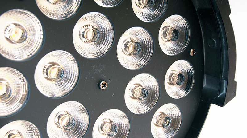 картинка PLC006 Светодиодный прожектор, RGBWAUV 18х12Вт, Bi Ray от магазина prostore.me