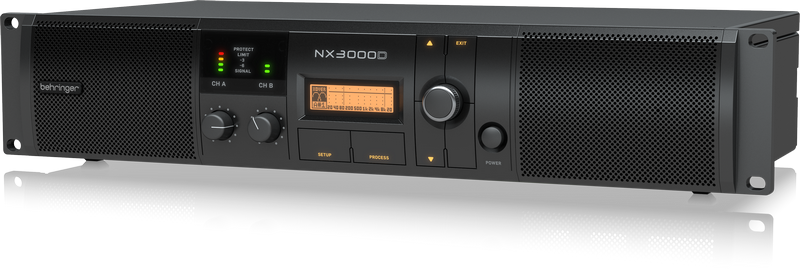BEHRINGER NX3000D - профессиональный усилитель мощности с DSP 3000 Вт. купить в prostore.me