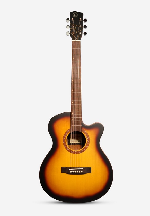 картинка W71-SB Акустическая гитара, с вырезом, санберст, Luxars от магазина prostore.me
