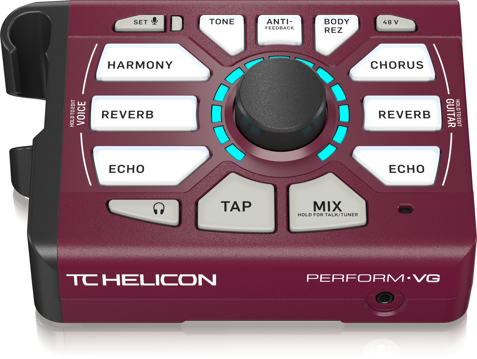 TC HELICON PERFORM-VG - процессор эффектов для вокала и акустич. гитары, установка на микроф.стойку купить в prostore.me