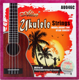 Alice AU046-C Комплект струн для концертного укулеле.
