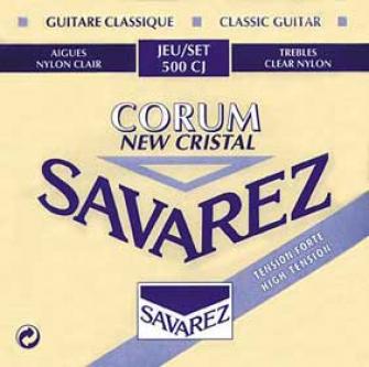 Savarez 500CJ New Cristal Corum Комплект струн для классической гитары, сильное натяжение, посеребр. купить в prostore.me