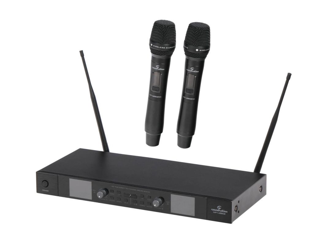 картинка WF-U2602HH Беспроводная микрофонная система, 2 ручных передатчика, Soundsation от магазина prostore.me